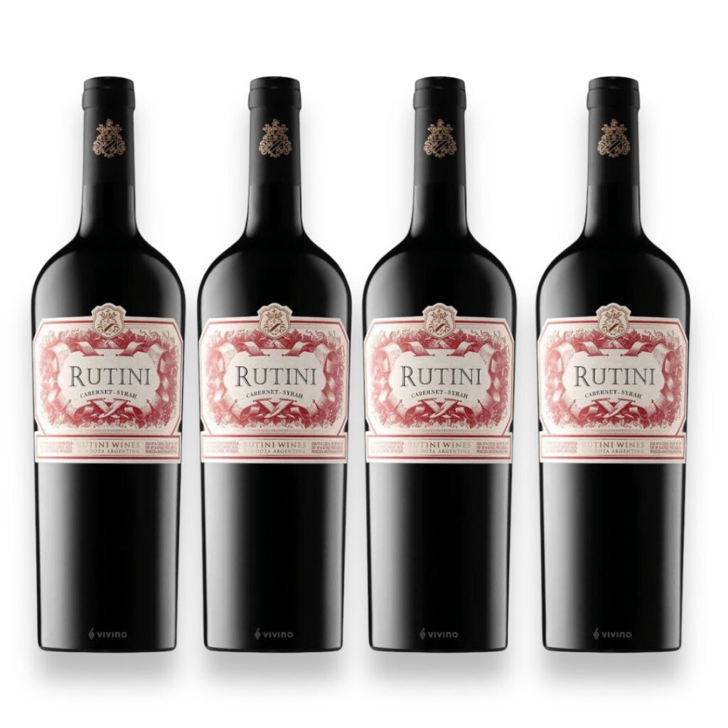 Kit 4 Vinhos Rutini Cabernet-Syrah