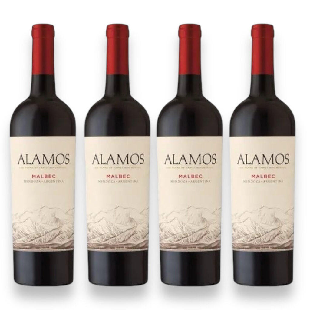 Kit 4 Vinhos Alamos Malbec