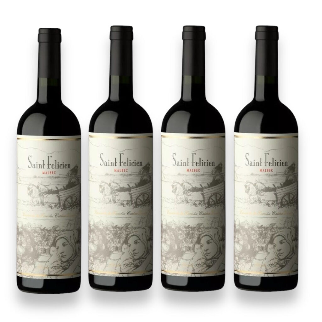 Kit 4 Vinhos Saint Felicien Malbec